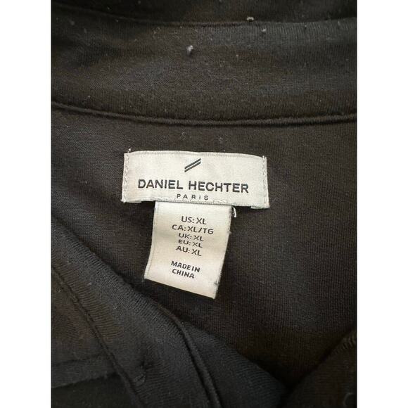 Daniel Hechter Black Short Sleeves Button Down Shirt Size XL - Picture 4 of 4